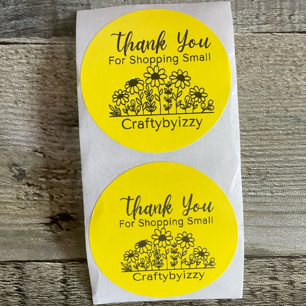 100 Personalized Thank You Poshmark Closet Stickers